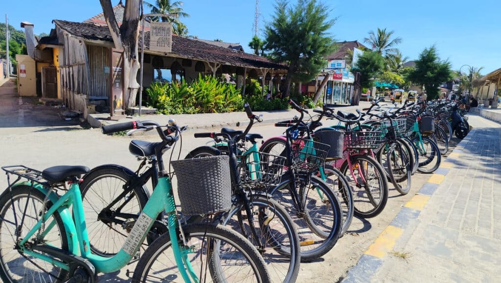 Bike rental, Gili Trawangan